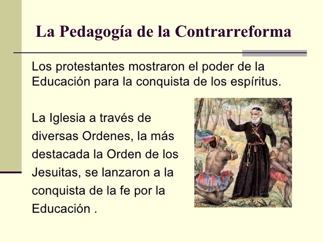 La Educación de la Contrarreforma