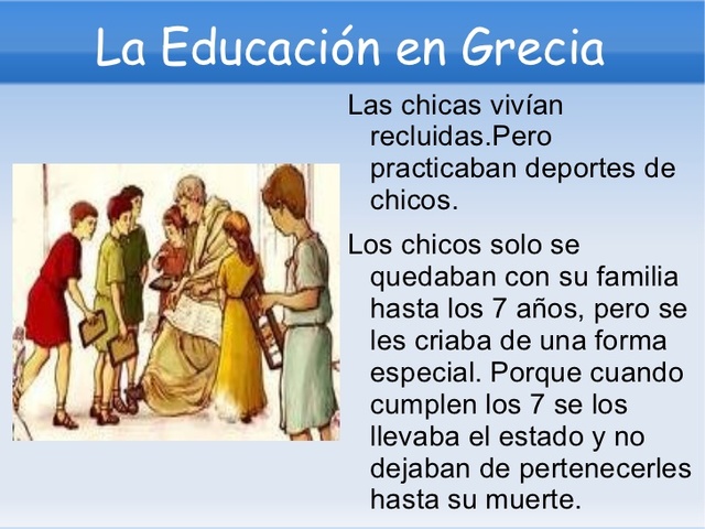 educacion en grecia  (siglo x a.c- siglo l a.c)