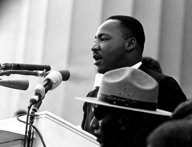 Martin Luther King delivers “I Have a Dream”