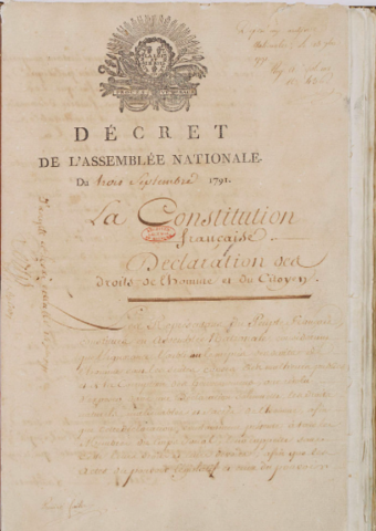 Primera Constitución Francesa