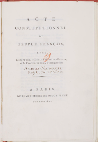Constitución de 1793.