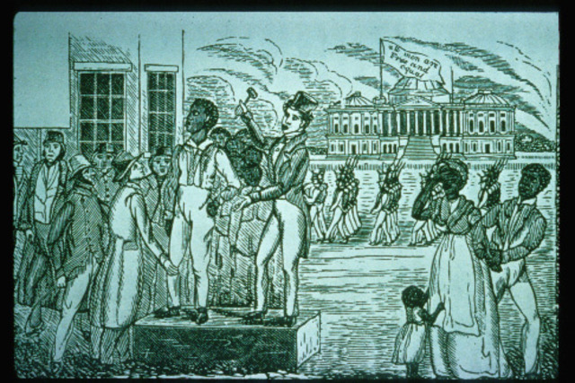 Slave Auction in New Orleans