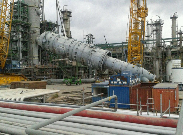 Cambio de Reactor y Regenerador en la FCC