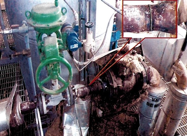 Se detecta nueva fuga de vapor