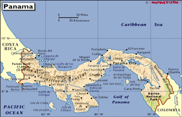 Balboa discovers the Pacific Ocean in Panama