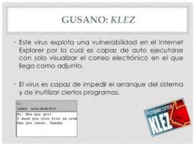 El gusano Klez