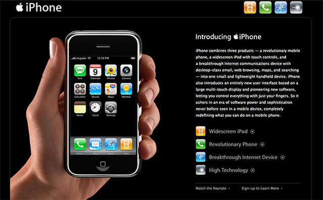 Apple lanza el iPhone