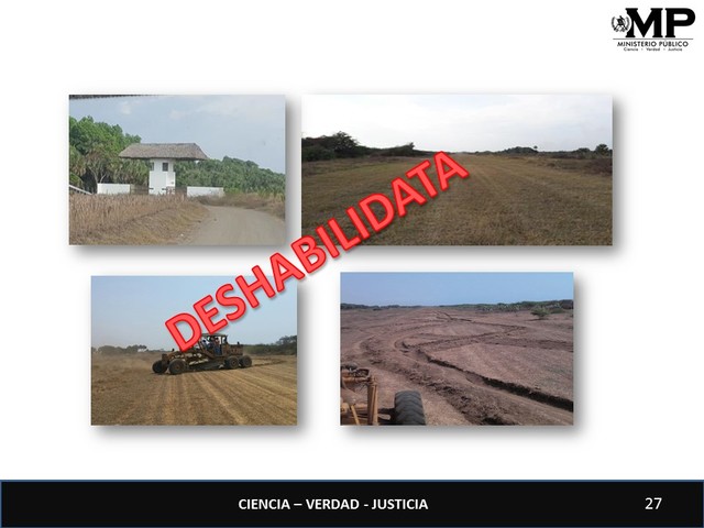 Destrucción de pista clandestina en Retalhuleu.