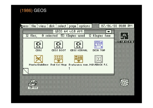 Nace interfaz gráfico GEOS