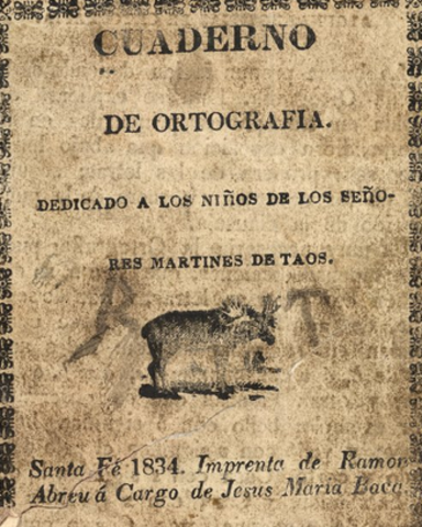 Primer libro impreso en Nuevo México.