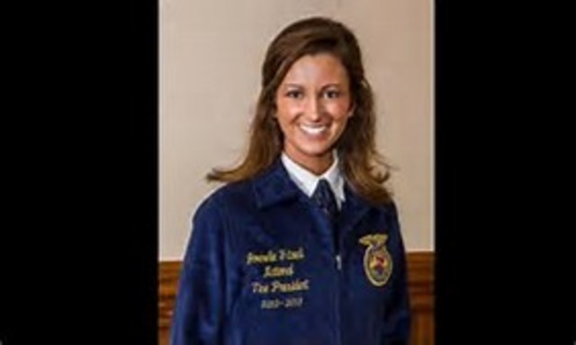 Jan Eberly, from California, became the first female national FFA president.