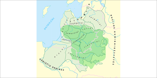 Vokiečių ordino (kryžiuočių) įsikūrimas