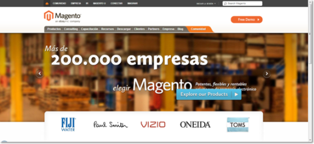 Se lanza la solución de comercio electrónico Magento por la empresa Varien.