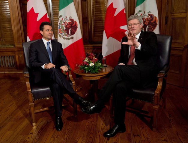 Visita oficial del primer ministro (Stephen Harper) a México