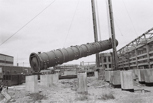 Construcción de la Refinería