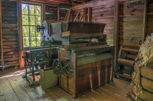 The invention of the cotton gin