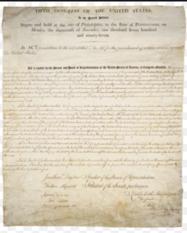 The Alien and Sedition Acts