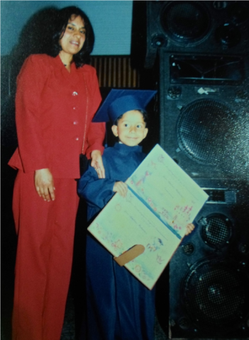 My first graduation.