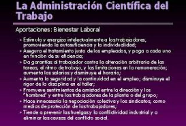 Administración científica del trabajo
