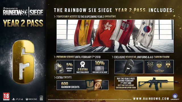 A primeira vez anunciada o Season pass ano 2
