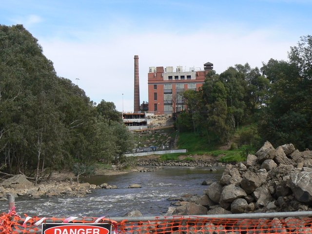 Original riverbank mill no longer unoccupied