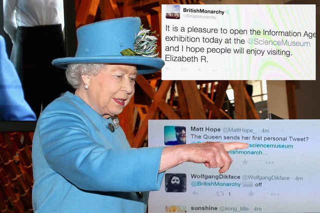 Primera jefa de estado en mandar un correo electronico