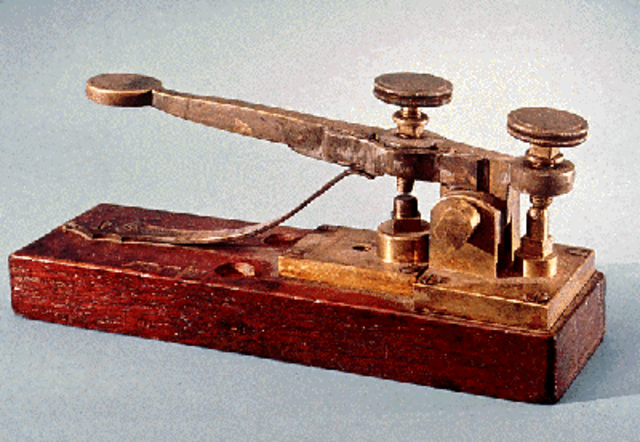 The invention of the telegraph