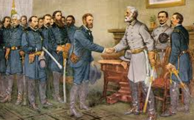 The Surrender at Appomattox Court House