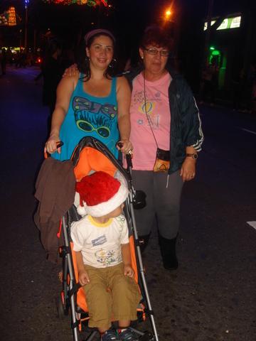 Disfrutando el alumbrado