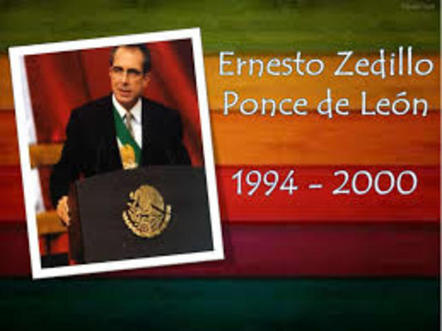 Etapa de Ernesto Zedillo (1994-2000)