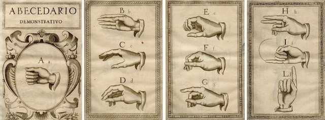 Se origina el lenguaje de señas