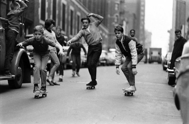 the start of skateboard