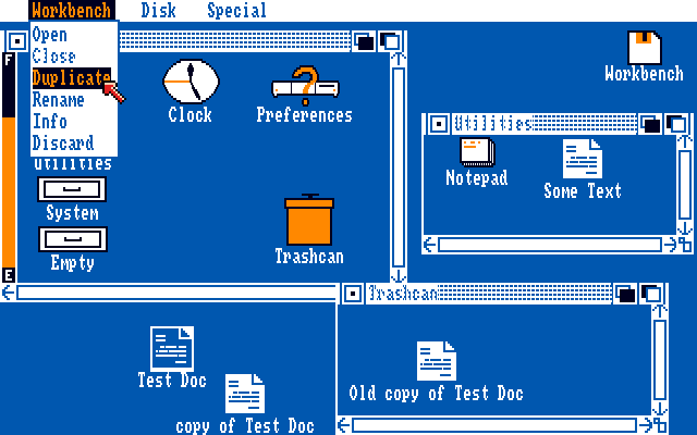 Amiga WorkBench (1985)