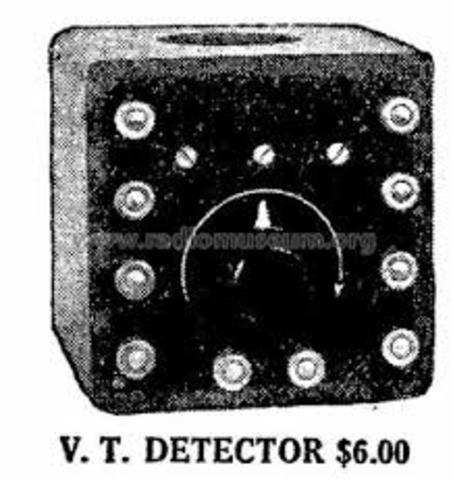Vaccum tube detector