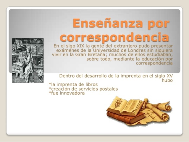 Curso universitario por correspondencia
