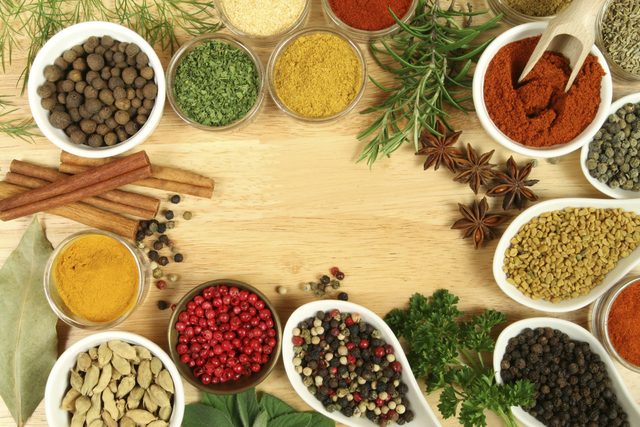 Utilización de especias