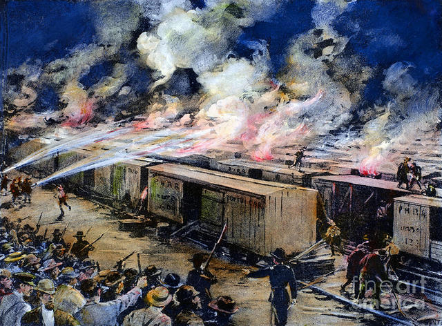 The Pullman railroad strike