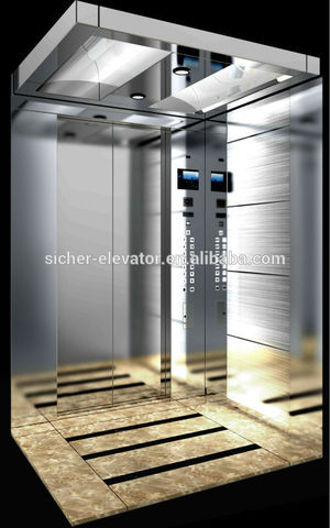 Elevators of two cabins