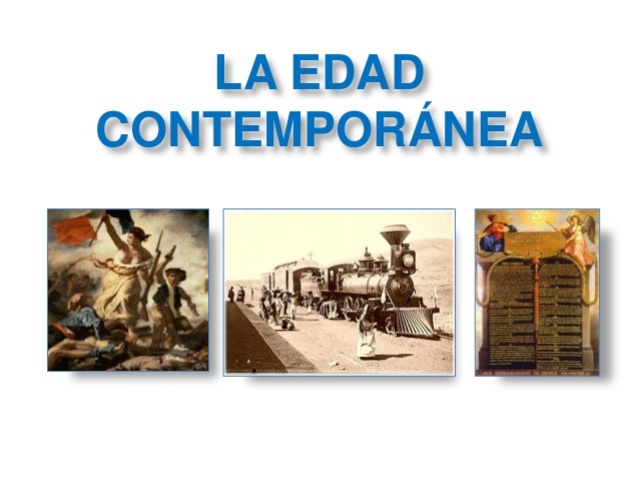 EDAD CONTEMPORANEA