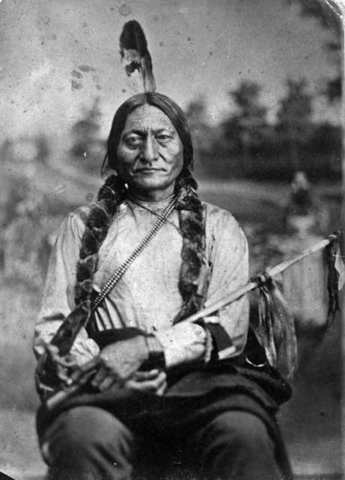 Sitting Bull and his Followers Enter Canada