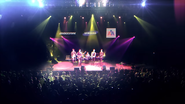 Musical holographic band