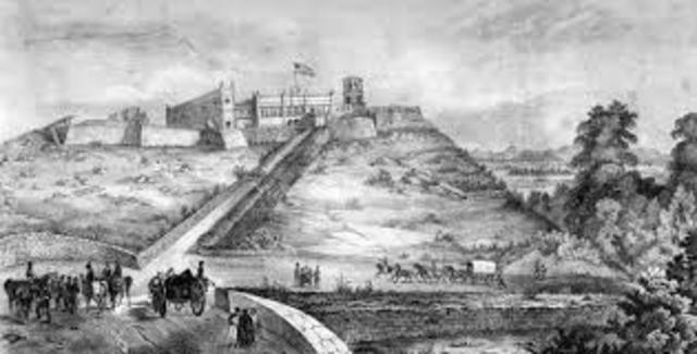 Inicio de la Construcción del Castillo de Chapultepec