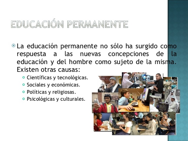 PLAN NACIONAL DE EDUCACION  PERMANENTE