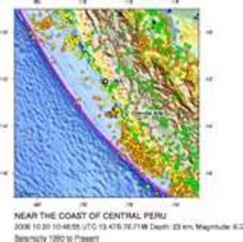 Near the Coast of Central Peru/ deadlist