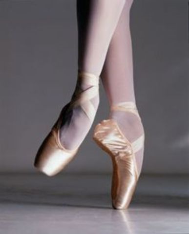 Pointe shoes invented