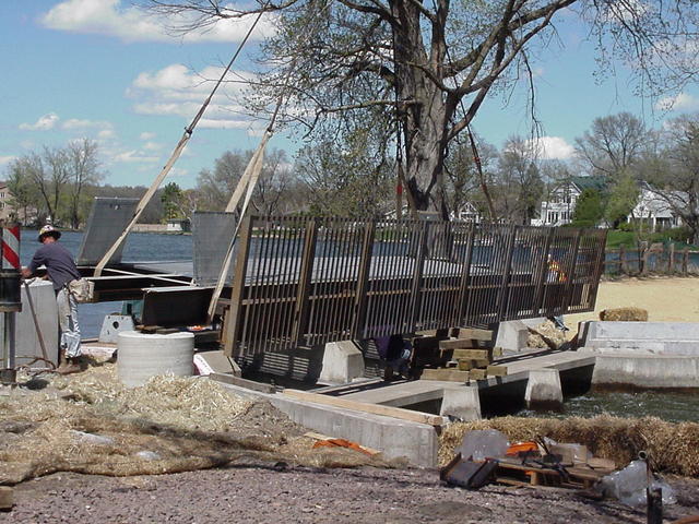 Gray's Bay Dam Facelift