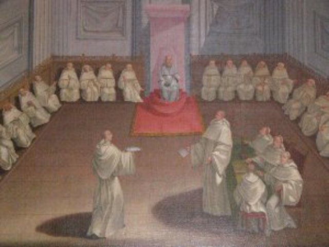 Creación de la abadía de religiosas cistercienses