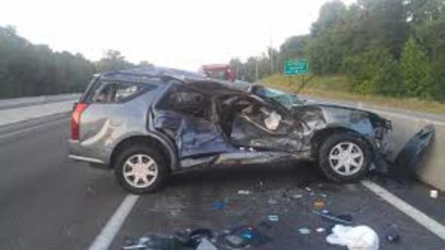 i got in a major car accident in Meridian, Mississippi (everyone is okay)