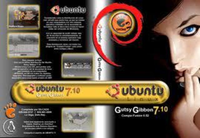 Sale para su descarga Ubuntu 7.10 (Gutsy Gibbon).