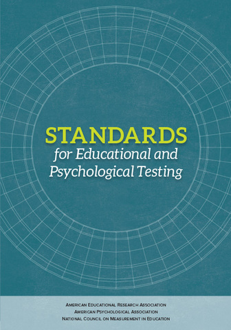 Standards For Educational and Psychological Testing.